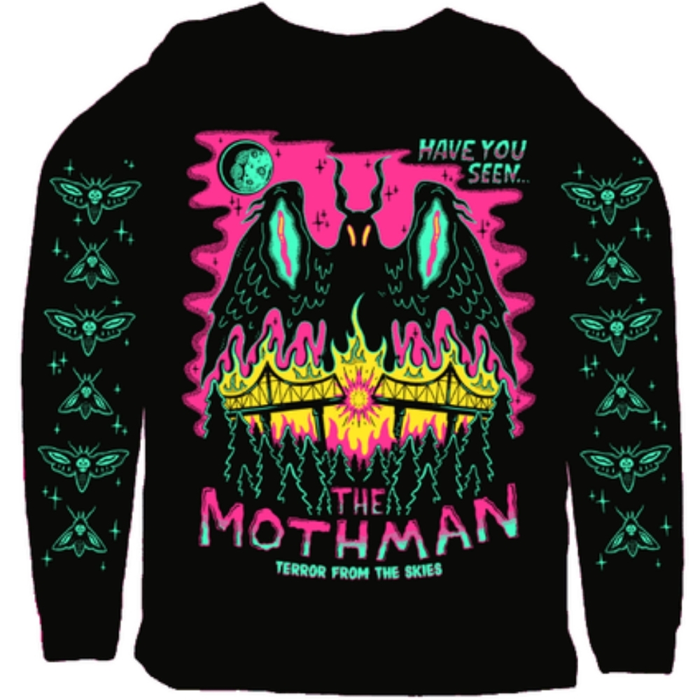 Wicked Clothes Mothman Crewneck Sweatshirt